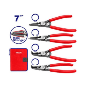 PINZA SEEGER Set de 4 180 en cartuchera ma *EMTOP// ET-EPLSC7411