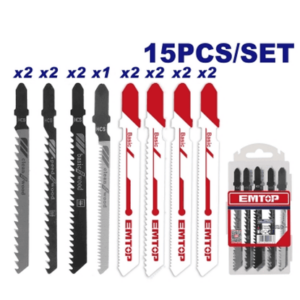 Sierra p/caladora madera Set 5 -8 Tpi *EMTOP// ET-EJSBT111C