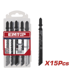 Sierra p/caladora Madera - Set 15 -74mm 8TPI *EMTOP// ET-EJSBT5111C