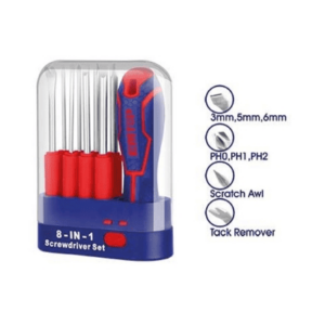Destornillador -Set 9pz Cr-v *EMTOP// ET-ESDRH0902