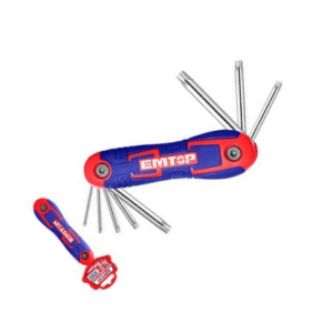 LLAVE Torx Plegable Cuchilla -Juego IND. Cr *EMTOP// ET-EHKY4083