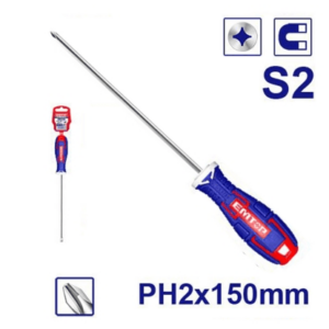 Destornillador Phillips imantado S2 PH2x125 *EMTOP// ET-ESDRPH2602