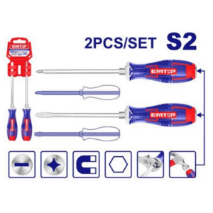 Destornillador de Golpe -Set 2Pzs - imant *EMTOP// ET-ESSTGT0202