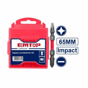 Punta Magnetica alto impacto *EMTOP x Set x 10 Pzs PH2+SL6 65mm // ET-ESBTMHL