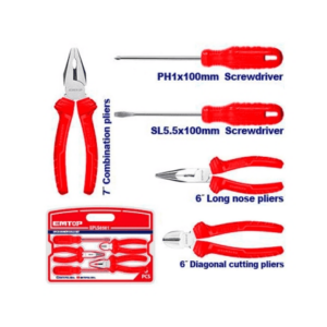 Destornillador -Set de 5 herramientas *EMTOP// ET-EPLS0501