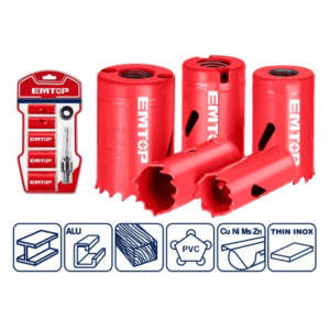 SIERRA Copa HSS bimetal -Set 7 pzs c/soporte *EMTOP// ET-EHSW0071