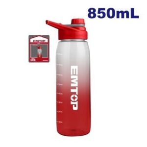 Botella deportiva 850ml plastica bpa free sistema antifugas EMTOP//ET- EMWT1C01