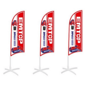 Banner tipo bandera 2,8m *EMTOP// ET-EPMPFB01