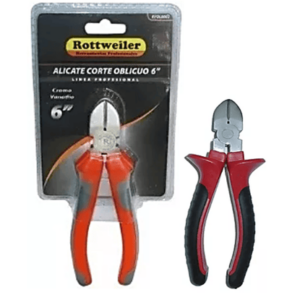 Alicate c/oblicuo 6" Aislado Rott.