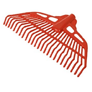 BARREHOJAS PLASTICO (CON ROSCA)  40 Cms. Color