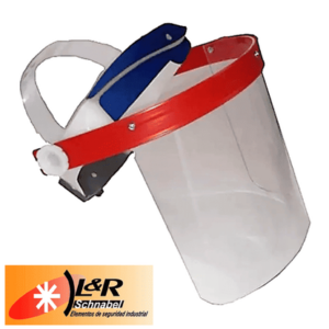 PROTECTOR FACIAL L&R Incoloro SIMPLE 211x25 ACRILICO