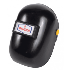 Careta Soldador POLIPROPILENO VISOR FIJO Clasica "Divisa c/cristal" -600-