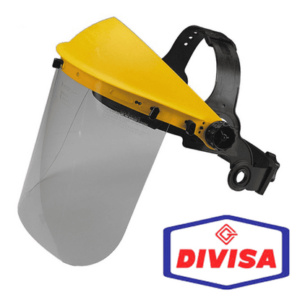 PROTECTOR FACIAL DIVISA Incoloro SIMPLE 20x25 Polipropileno -920-