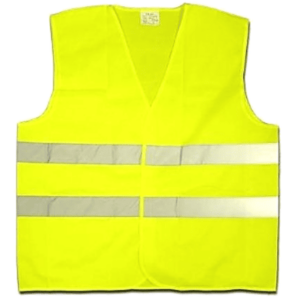 CHALECO Amarillo Poliest. c/Reflect. XL T/Red - "EZQ"