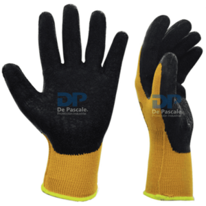 Guante DPS Latex-Negro Rugoso Alg. Amar. G10 T- 10  [ DPS89095 ]