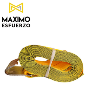 TRACA * CINTA REP. 100 mm 9 mtrs. 10.000 Kg GANCHO J *MAXIMO ESFUERZO