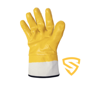 Guante Nitrilo Amarillo *SPI -Liv. Completo T- 10 - Puño Lona