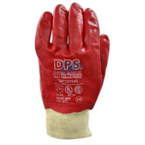 Guante PVC Rojo Corto P/Elastizado Baño Completo