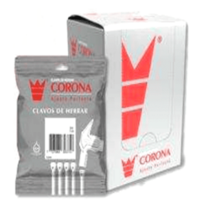CLAVOS CORONA P/Herrar Nº 5 "CAJA x 10 Bolsitas x 24 un."