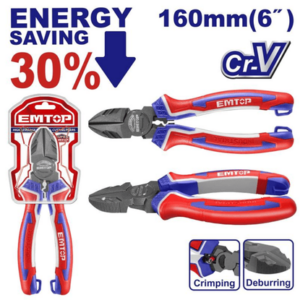 Alicate c/oblicuo 160 Cr-v mango TPR *EMTOP// ET-EPLRD0621