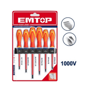 Destornillador 1000V -Set 6 -PL y PH *EMTOP// ET-ESSTJS061