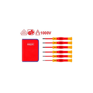 Destornillador 1000V -precision -Set 6 aisl. VDE *EMTOP// ET-EKIPSD0601