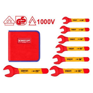LLAVE Fijas 1000V -Set 7 de 8-19 aisl. VDE *EMTOP// ET-EKISPA0701