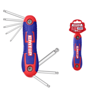 LLAVE ALLEN Plegables x 8pzs 2-8 MM *EMTOP// ET-EHKY4082