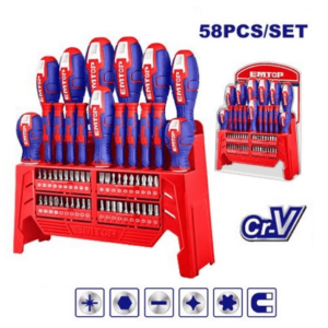 Destornillador -Set 58pzs *EMTOP// ET-ESST5802