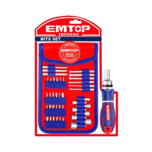 Destornillador -Set 43pz Cr-v Mango Crique *EMTOP// ET-EBST04302