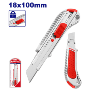 CUTTER Cuerpo aluminio 18x100mm EMTOP//ET- ESNK4928