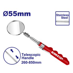 Espejo telescopico 55mm x 260 a 850mm TOP VALUE EMTOP//ET- EMTU2655