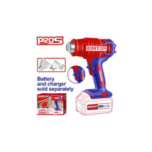 Pistola de calor BL 20V 300/550?C c/acc EMTOP//ET- EHGN20021
