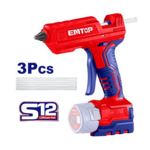 PISTOLA encoladora Inalambrica 12 v *EMTOP// ET-ELGG1201