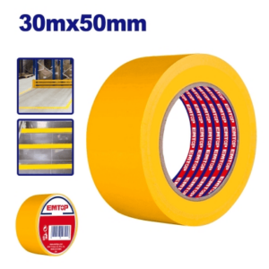 Cinta demarcacion Amarilla 50mm x 30 mt. -EMTOP//EMPN4H30