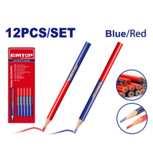 LAPIZ CARPINTERO Bicolor x 12 unid -EMTOP//EMMQ2512