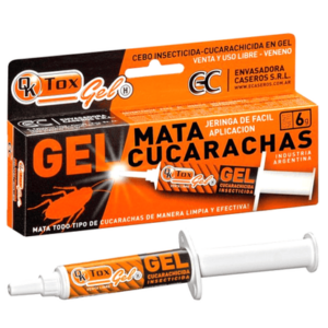 CUCARACHICIDA GEL x 6 Grs. Jeringa  Q.H.TOX.