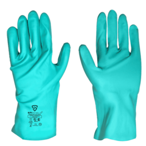 Guante Acrilo/Nitrilo Floc. VERDE T11 *  [ G401VE-T11 ]