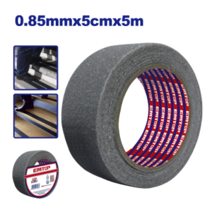 Cinta antideslizante Negro 50mm x 5 mt -EMTOP//EMPN3152